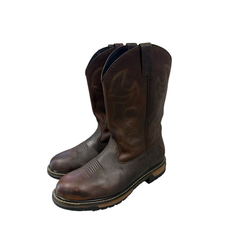 Rocky Men's Original Ride Roper Western‎ Boot Aztec Crazy Horse Size 12W
